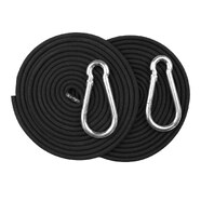 Függőágy rögzítő szett fekete kötéllel