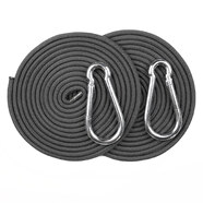 Függőágy rögzítő szett szürke kötéllel